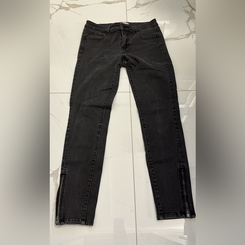 Uniqlo grey midrise jeans/leggings size 25